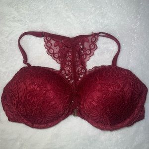 Sexy red bra